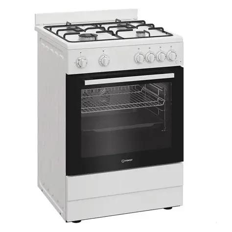 Cuisinière 4 Feux Gaz avec Four Électrique