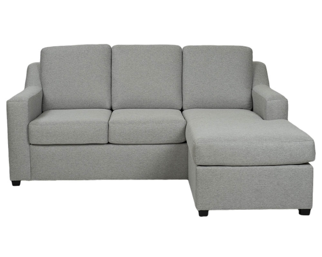Canapé d’angle 4 places – Angle gauche, convertible avec rangement.